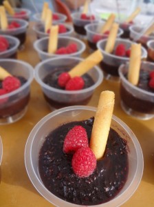 Mousse choco-framboise