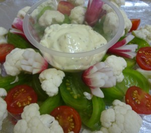 crudite sauce tartare