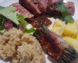 quinoa-magret-canard-figue